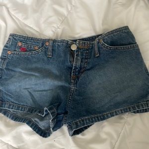 Paris blues low rise shorts